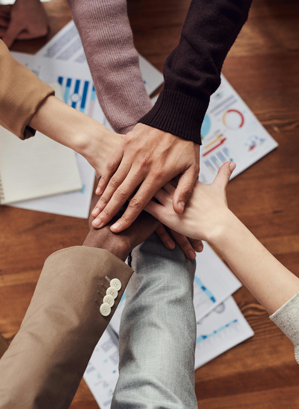 Work together to reach the goal